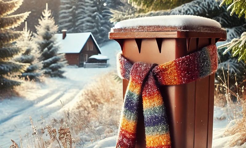 Biotonne im Winter - KI-generiert Biotonne im Winter - KI-generiert