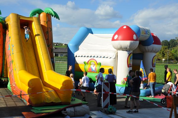 Unterhaltung für die kleinen Besucher; Quelle: BAV Perg