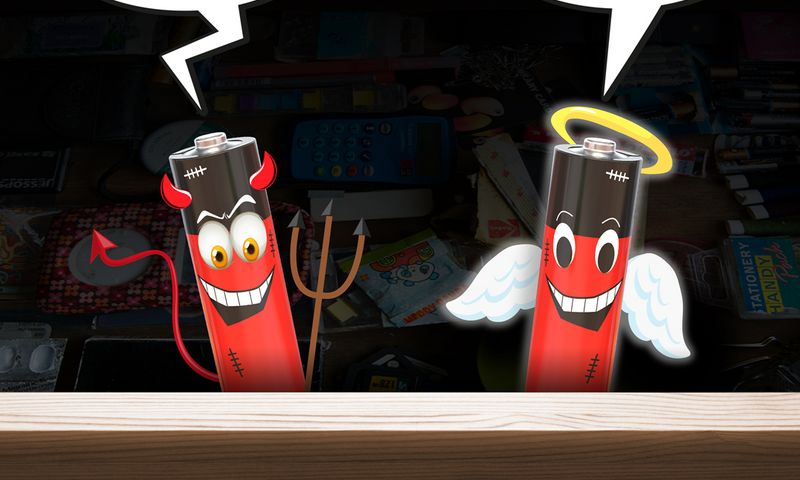 Her mit Leer_Tag der Batterie Her mit Leer_Tag der Batterie