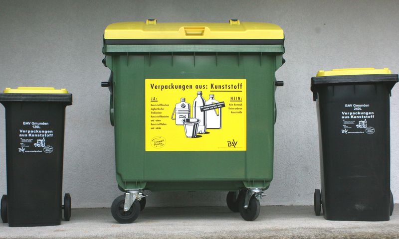 Gelbe Tonnen Gelbe Tonnen