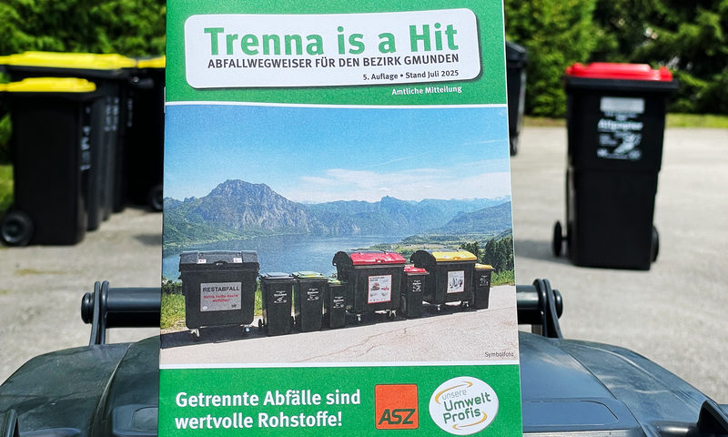 Foto vom Abfallwegweiser 2025